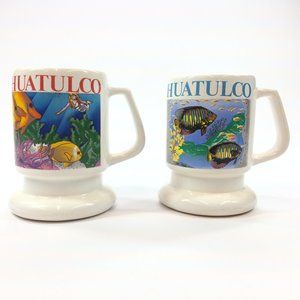 Huatulco Mexico Mugs - Set of 2